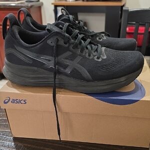 Asics Black Athletic Shoes